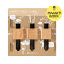 SMART VASE - CUBES (set of 3, bright)
