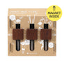 SMART VASE - CUBES (set of 3, dark)