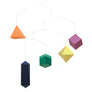 Paper Hanging Mobile, Polygon A - Colorful