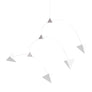 Paper Hanging Mobile, Polygon B - White