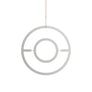 Plant Hanging Mobile, Silver - Circle