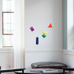 Paper Hanging Mobile, Polygon A - Colorful