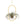 Plant Hanging Mobile, Gold - Oval